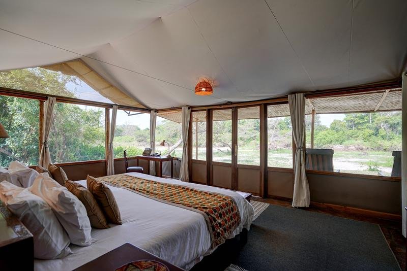 Ishasha Wilderness Camp accommodation and safari experience