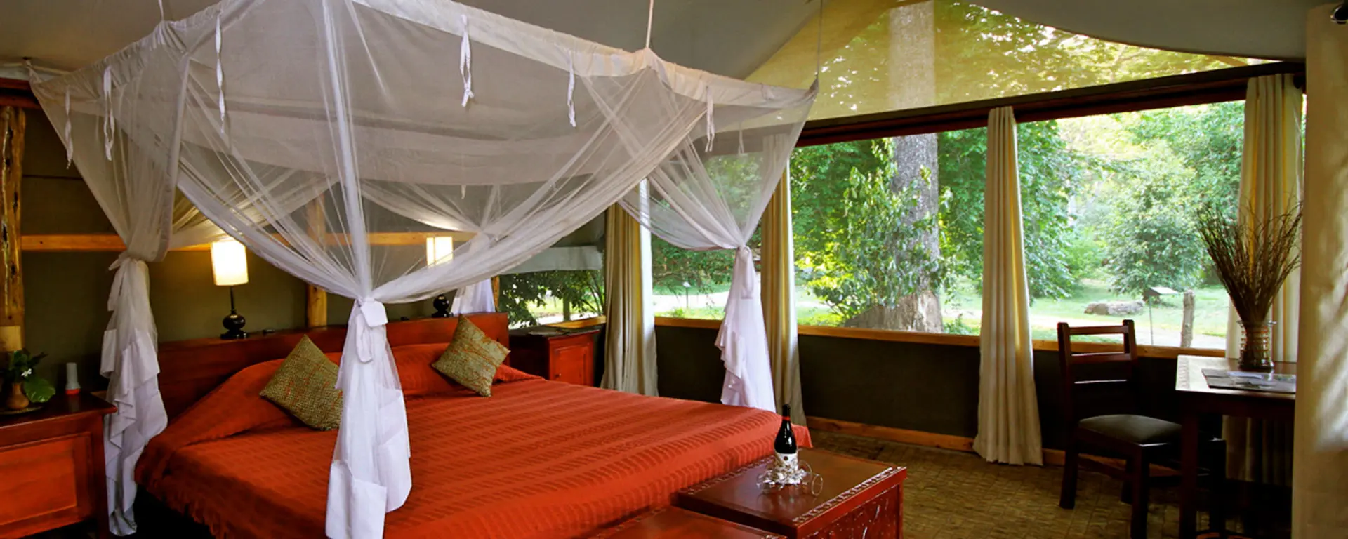 Ishasha Wilderness Camp Bed