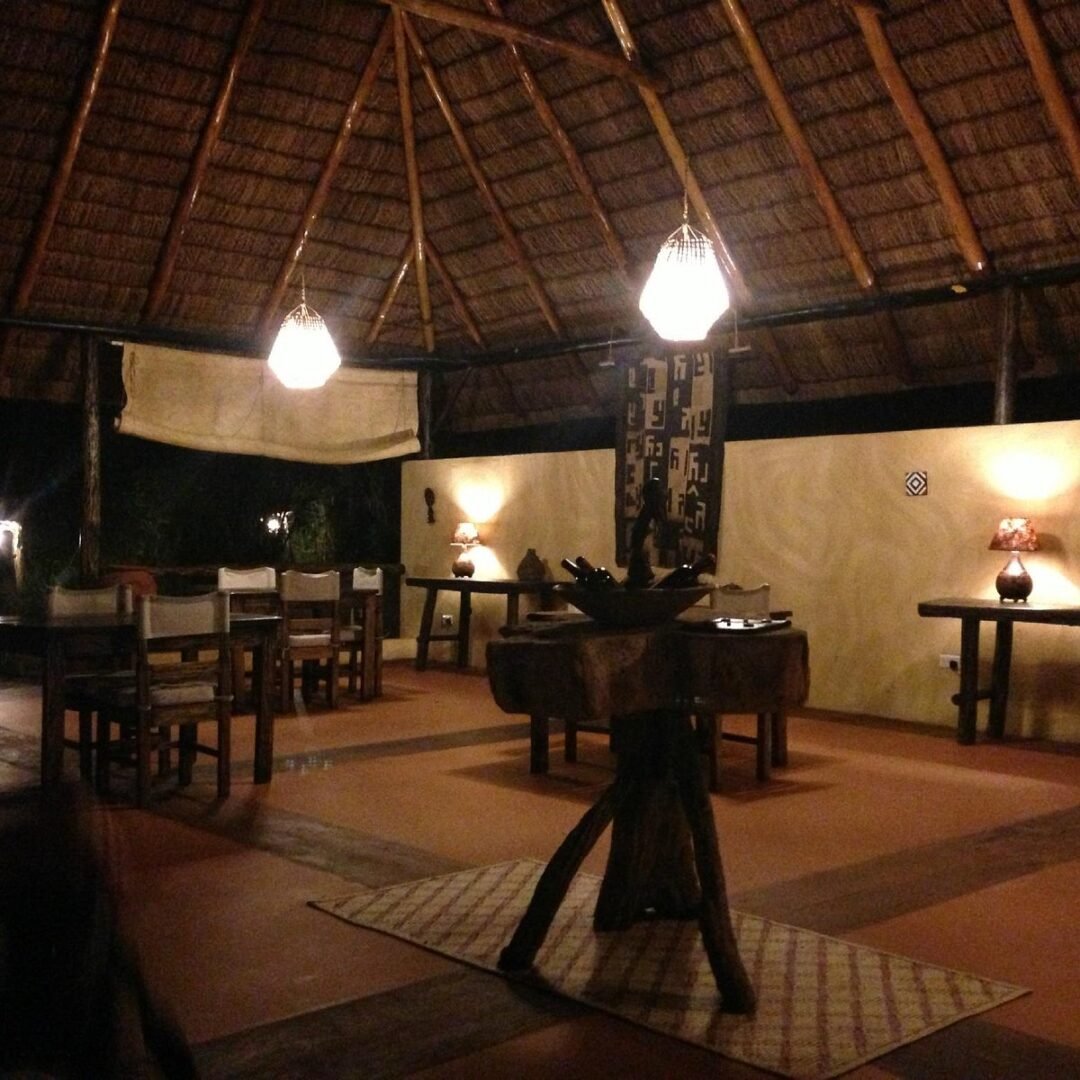 Kyambura Game Lodge Night View