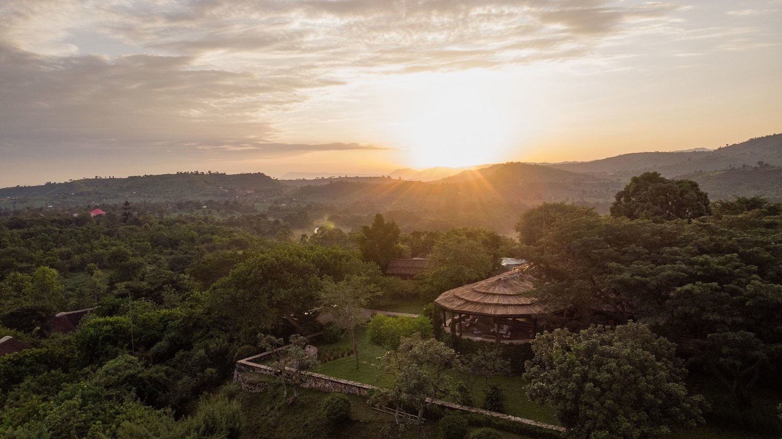 Kyambura Game Lodge Sunset