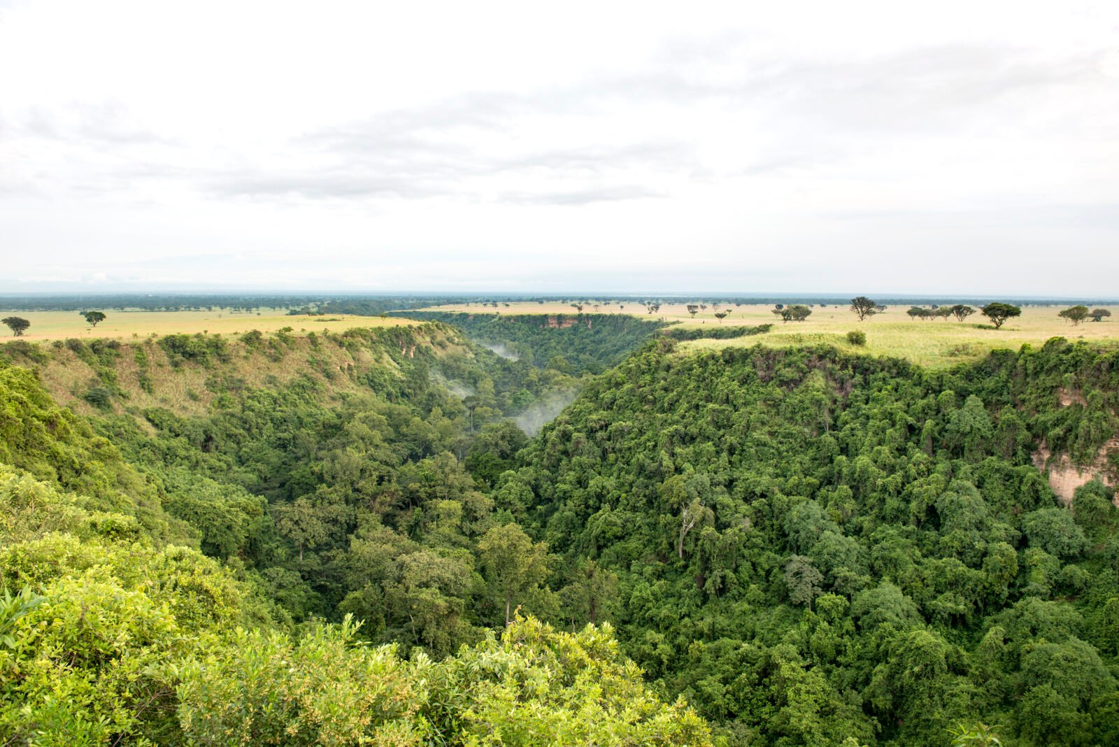 Kyambura Gorge Lodge Aerial View