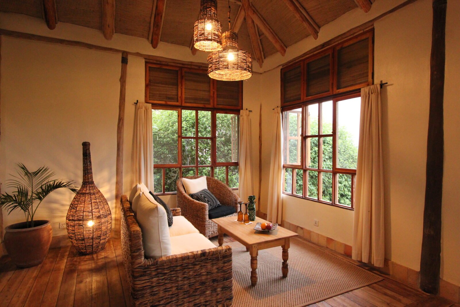 Kyambura Gorge Lodge Sitting and Dining