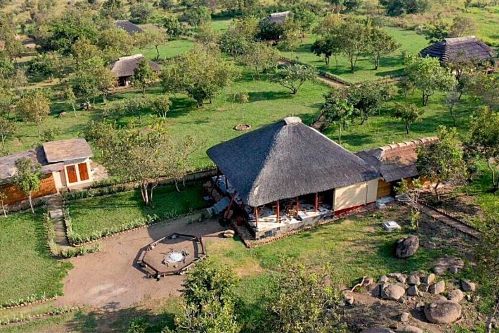 Mama Washindi Lodge Aerial View