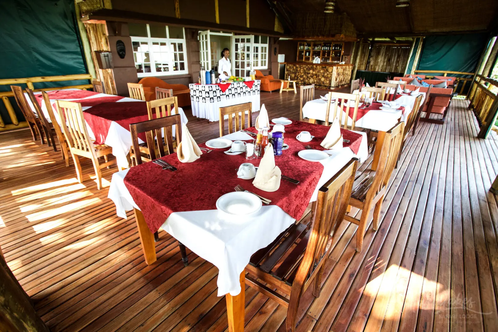 Kichwamba Lodge Dining