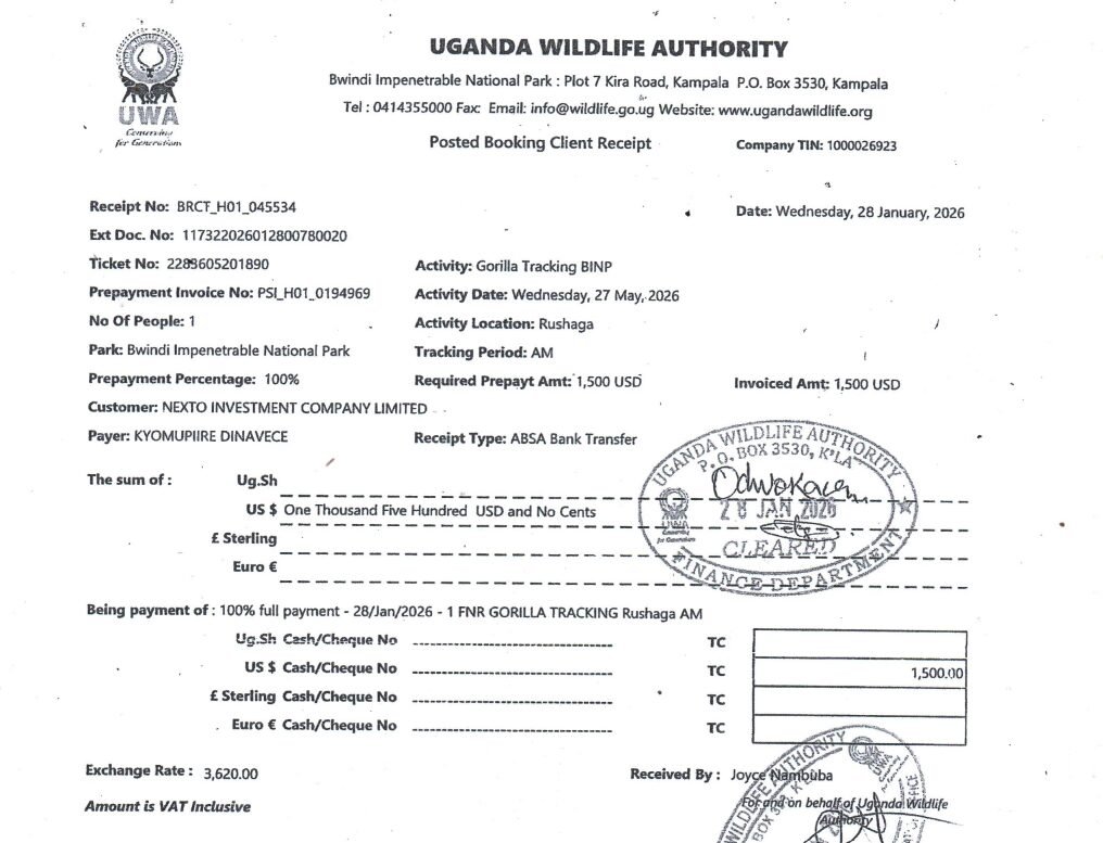 Book a Gorilla Habituation Permit