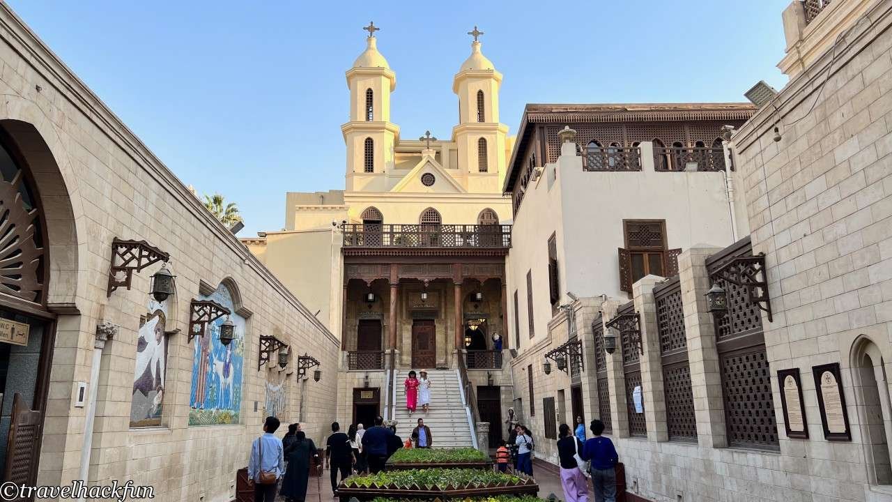 Visitors can explore the famous Hanging Church, one of Egypt’s oldest