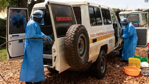 Safari Vehicle Hygiene and Ebola Safety Measures in Uganda