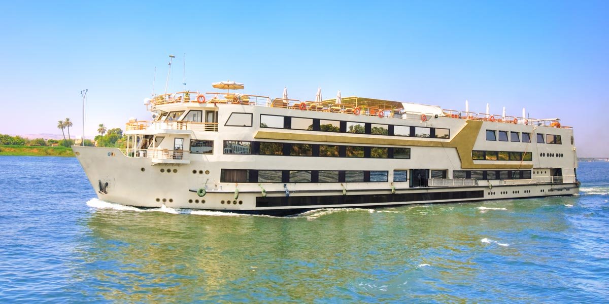 A Nile River cruise allows visitors to enjoy beautiful views of Cairo’s skyline while experiencing traditional Egyptian entertainment,
