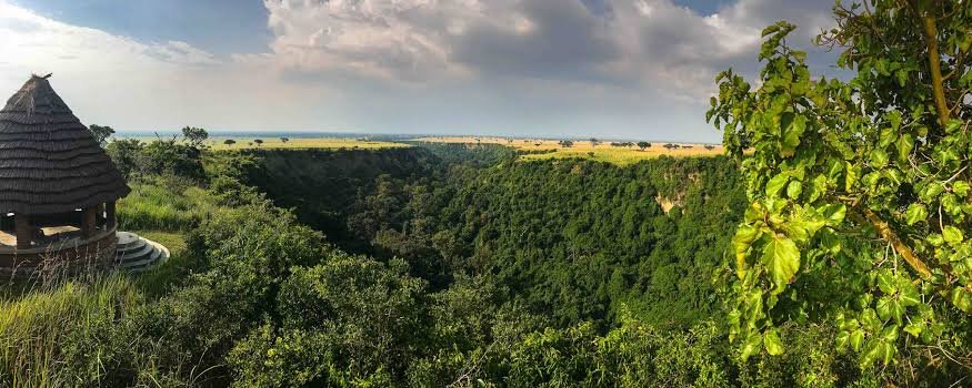 Kyambura Gorge is located in the eastern part of Queen Elizabeth