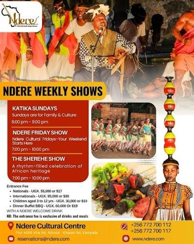 Ndere Cultural Centre Entrance Fee Guide in Kampala Uganda