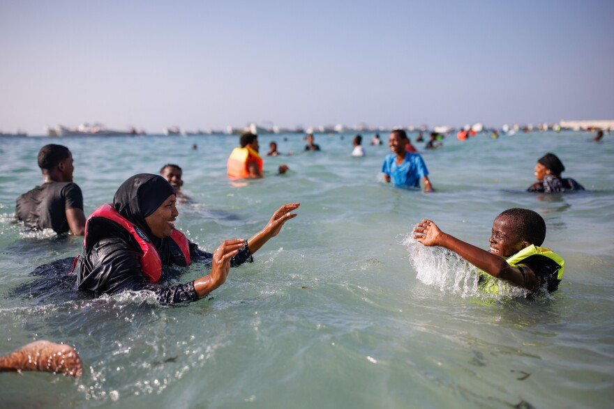 Beautiful Liido Beach in Mogadishu Somalia Travel Attraction