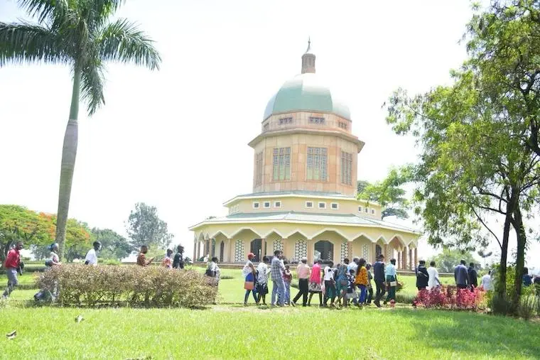 Visiting The Bahai Temple in Kampala Uganda with Family and Children