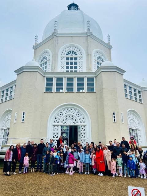 Family Visit to The Bahai Temple in Kampala Uganda