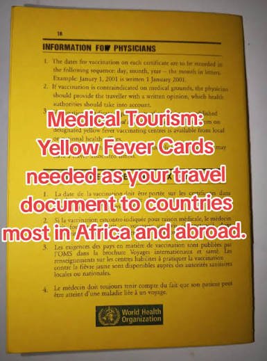 Yellow Fever Vaccination Card Requirements for Rwanda and Uganda Safari