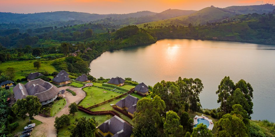 Crater Lakes Around Kibale National Park Uganda