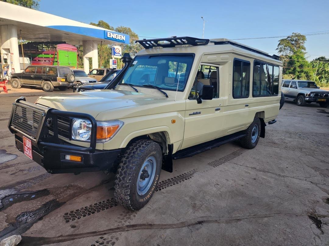 NextGen Safaris extended Land Cruiser safari vehicle in Uganda