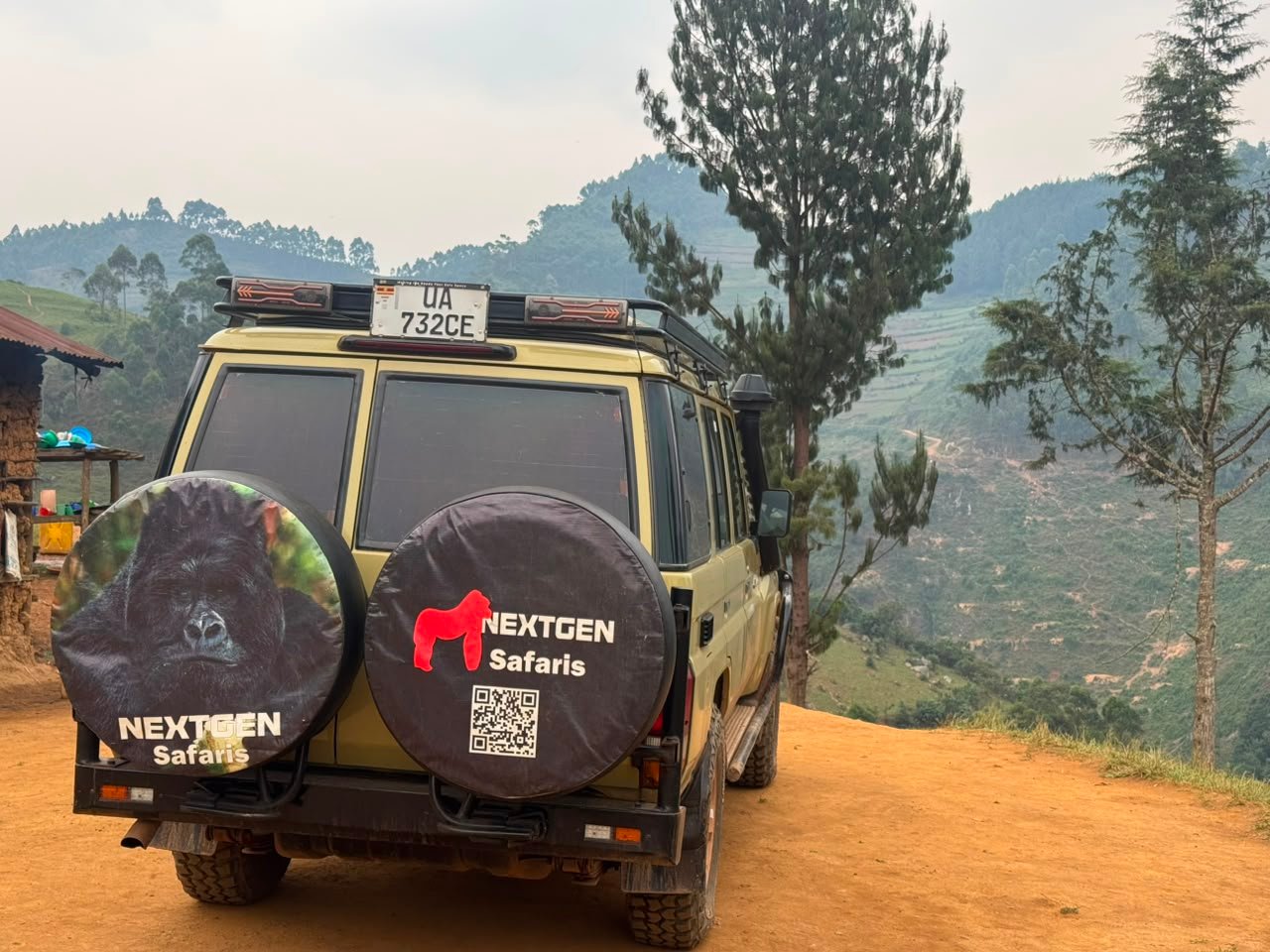 Nextgen Safaris Land Cruiser in Kisoro Uganda for gorilla trekking safaris
