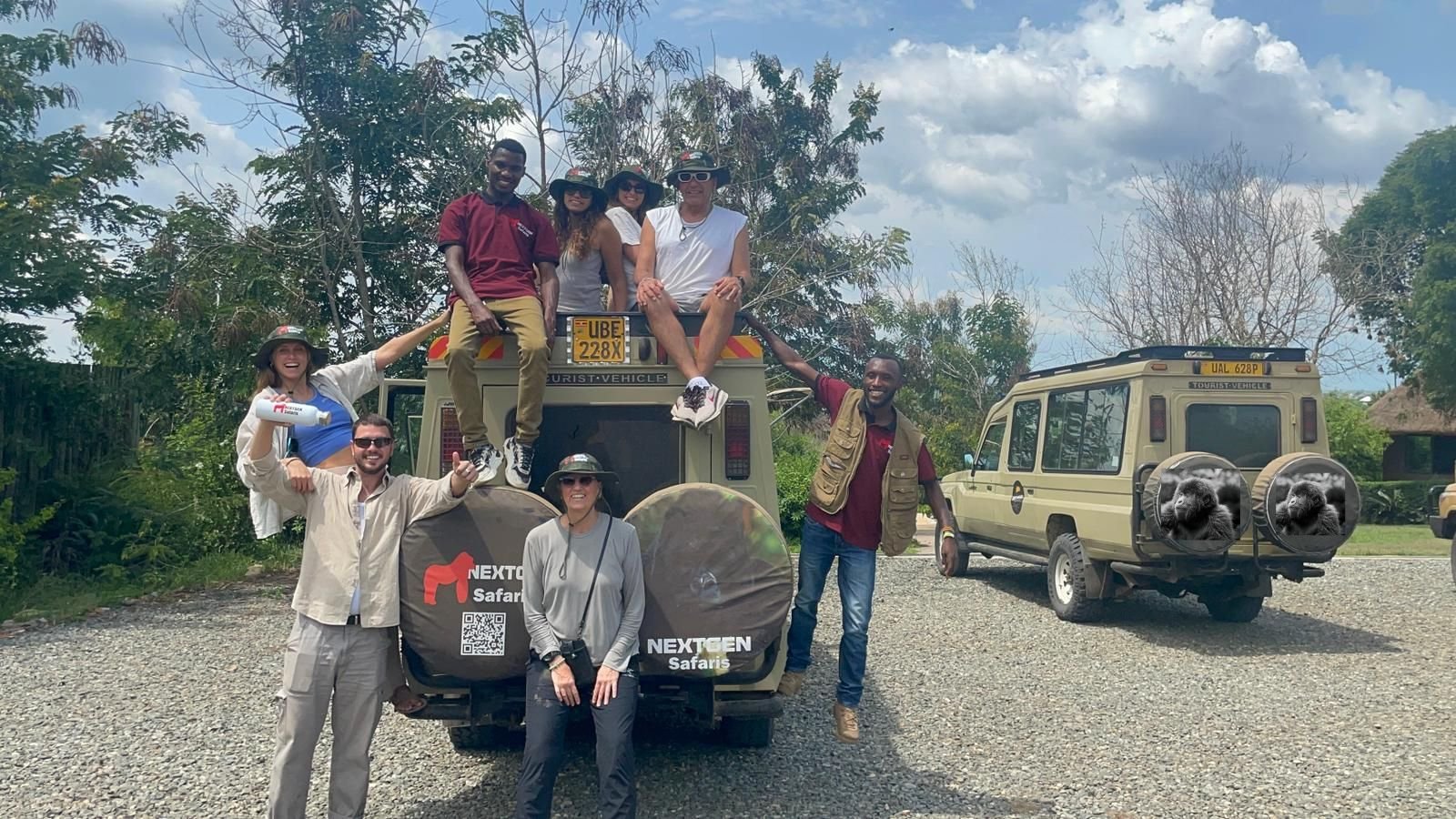 Nextgen Safaris team and guests enjoying an African safari experience