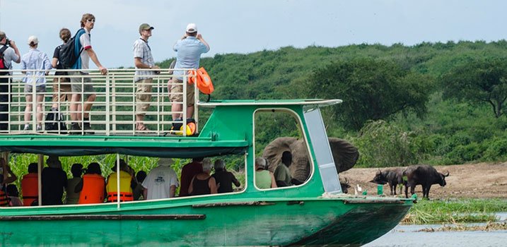 Kazinga Channel Boat Cruise in Queen Elizabeth National Park