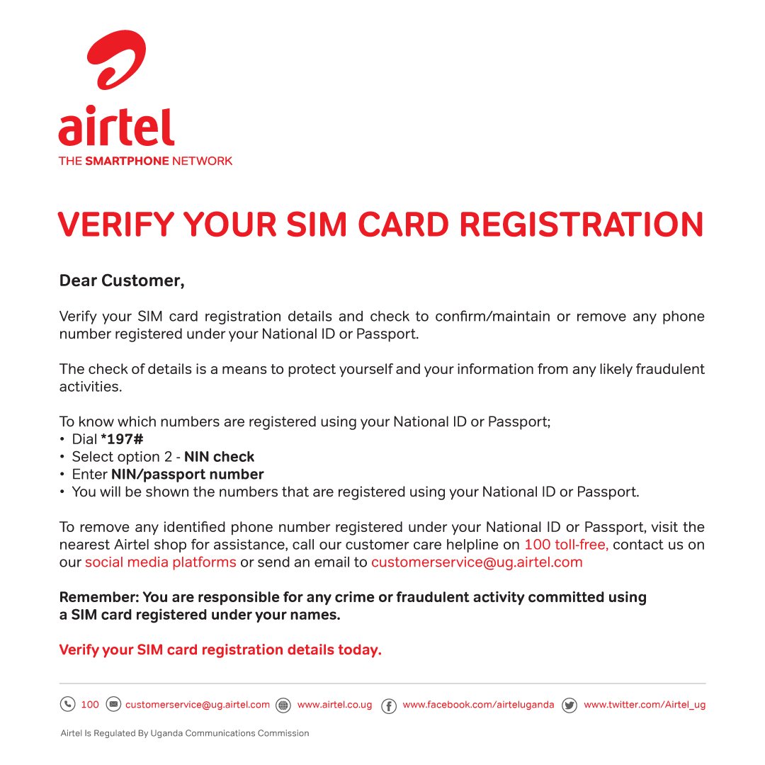 Uganda SIM Card Registration Requirements