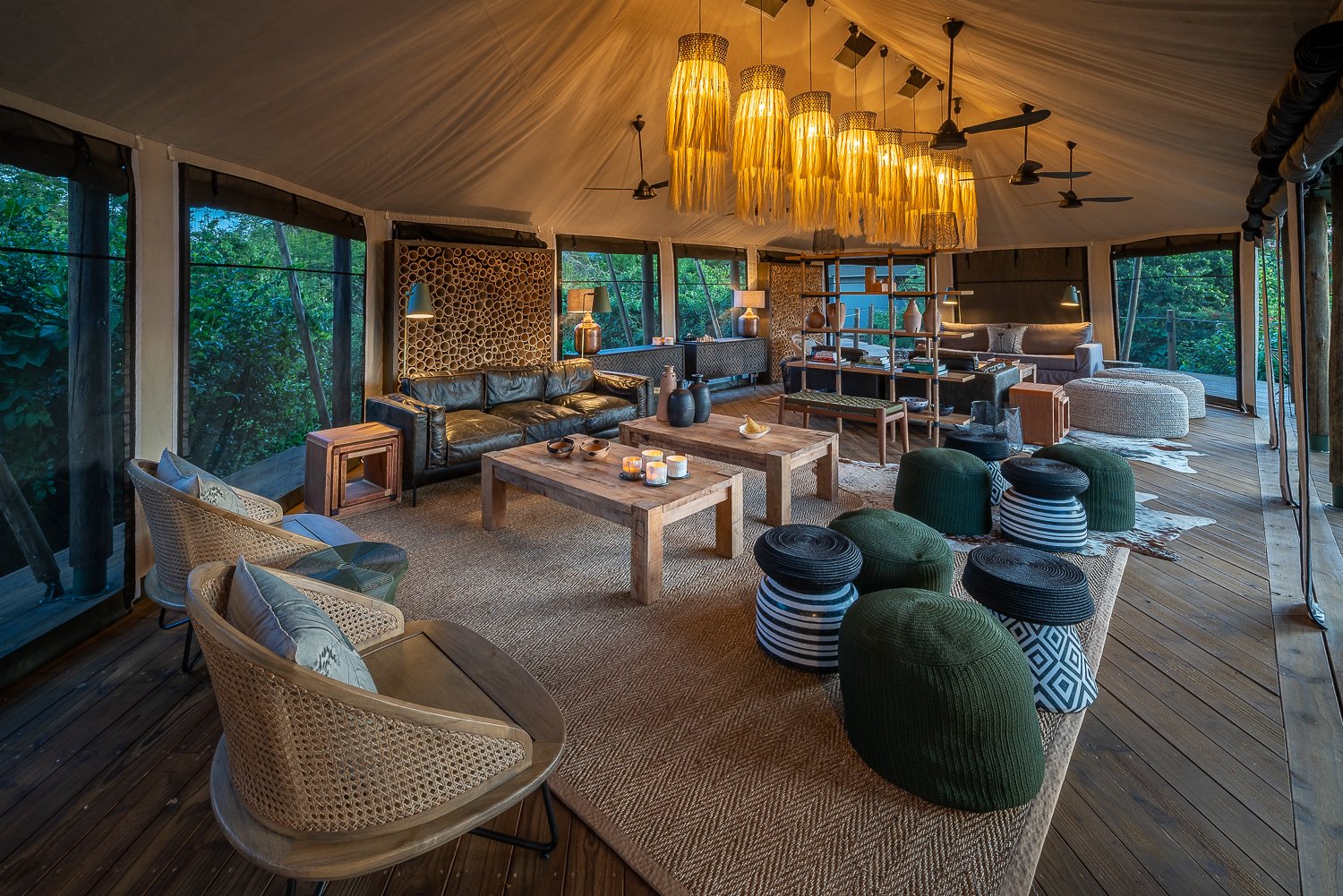 Akagera Safari Camp accommodation during a 4 Days Christmas Safari in Akagera National Park