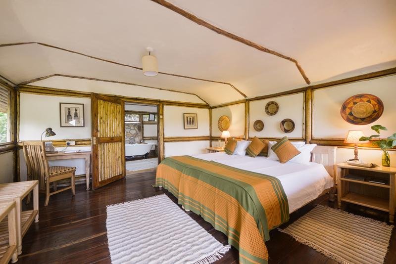 Accommodation during Gorilla Trekking at Buhoma Lodge