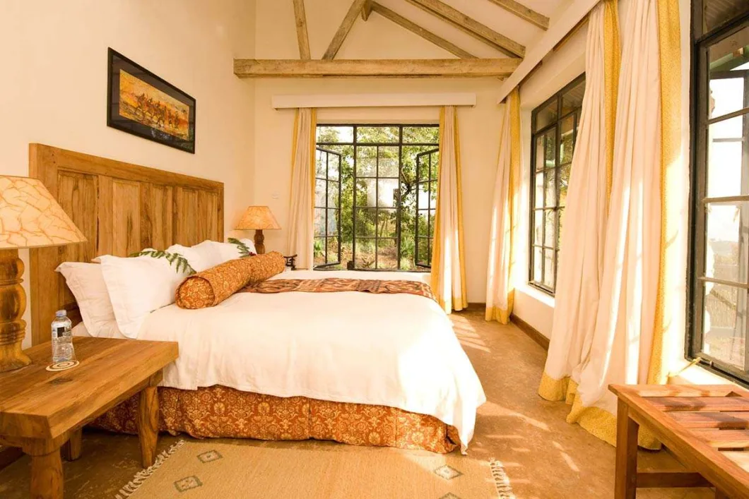 Clouds Mountain Gorilla Lodge views and luxury lodge experience during gorilla trekking Uganda