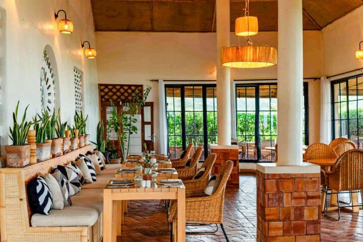 Restaurant and Dining Area at Elephant Plains Lodge