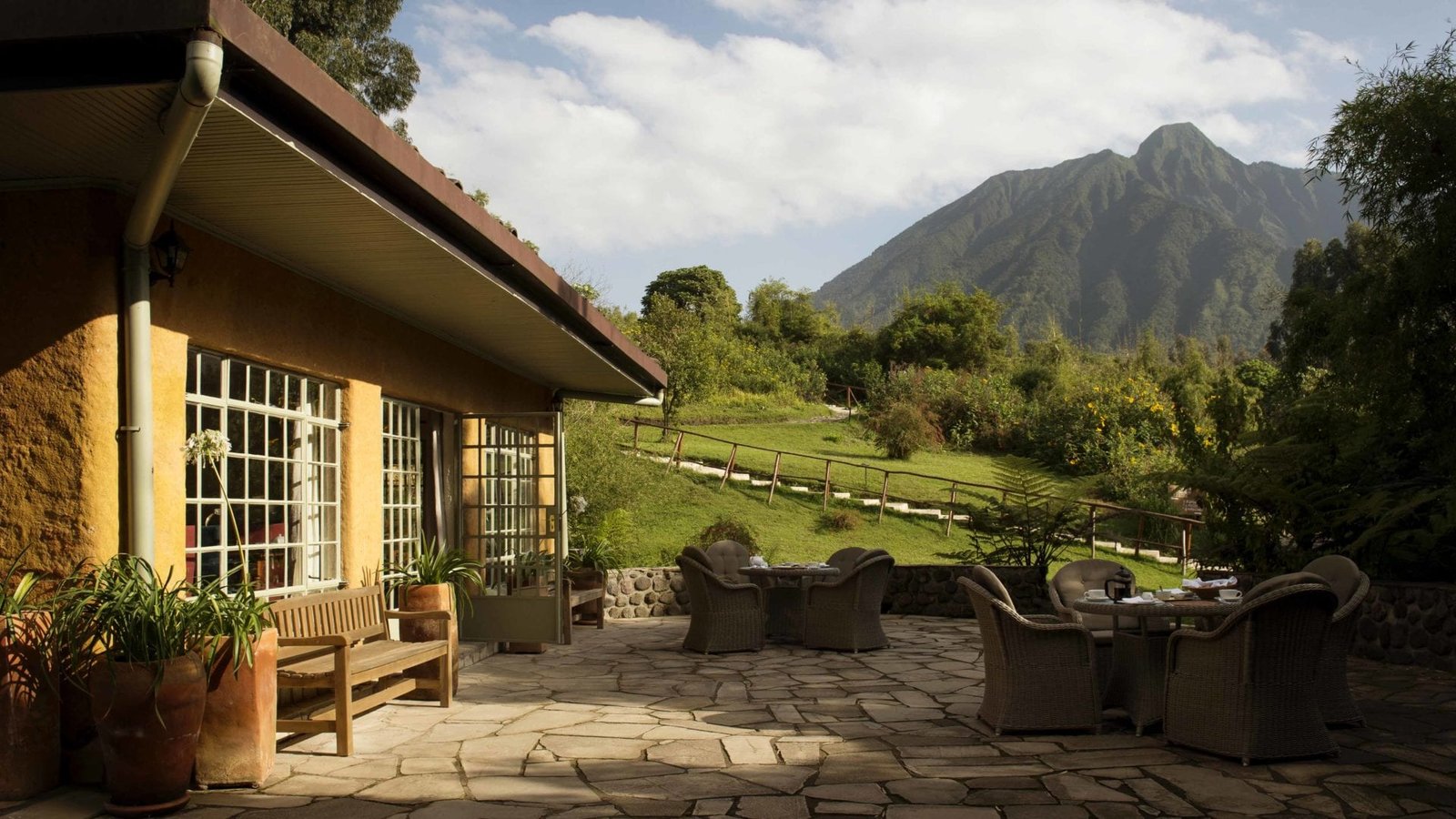 Luxury accommodation at Wilderness Sabyinyo in Rwanda