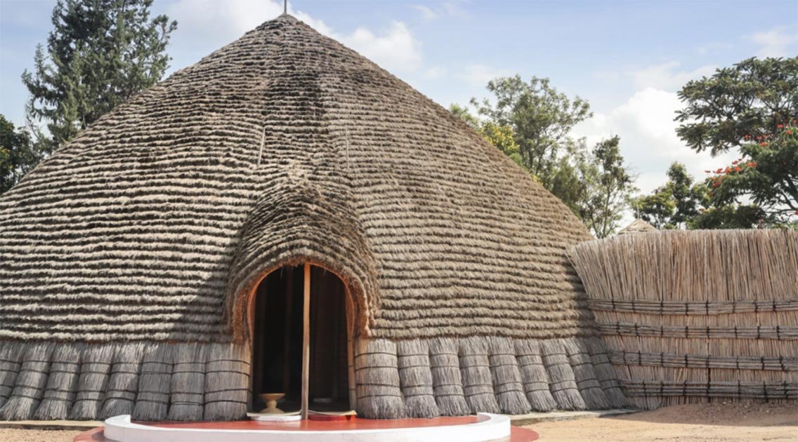 Architecture inspired by Royal Rwanda at Wilderness Bisate Reserve