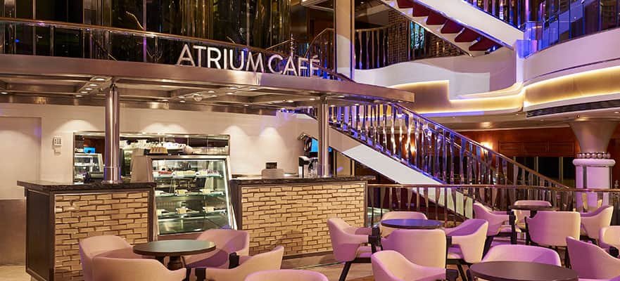 Atrium Cafe, The Deck and Nelson's Bar dining spaces in Nyagatare