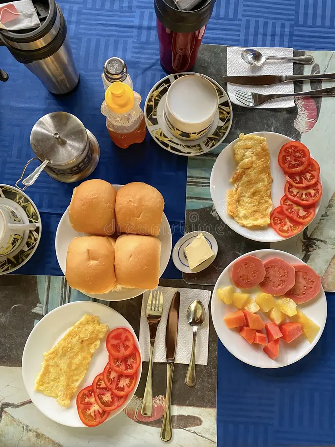 Traditional Rwandan food and dining at Amahoro Guest House