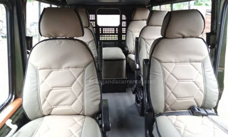 Comfortable Safari Seating and Spacious Interior – Safari Land Cruiser Passenger Comfort for African Wildlife Safaris