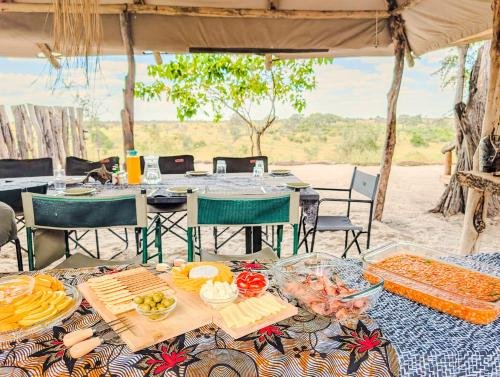 Dining experiences and full board safari hospitality at Ruzizi Tented Lodge