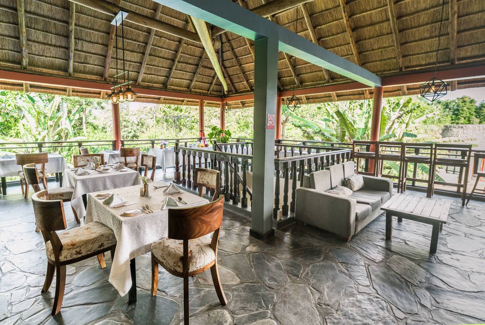 Dining at Five Volcanoes Boutique Hotel Rwanda