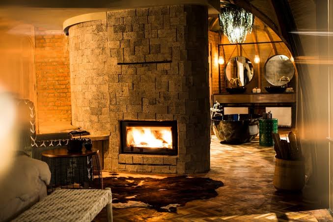Fireplaces for Rwanda's cool mountain evenings