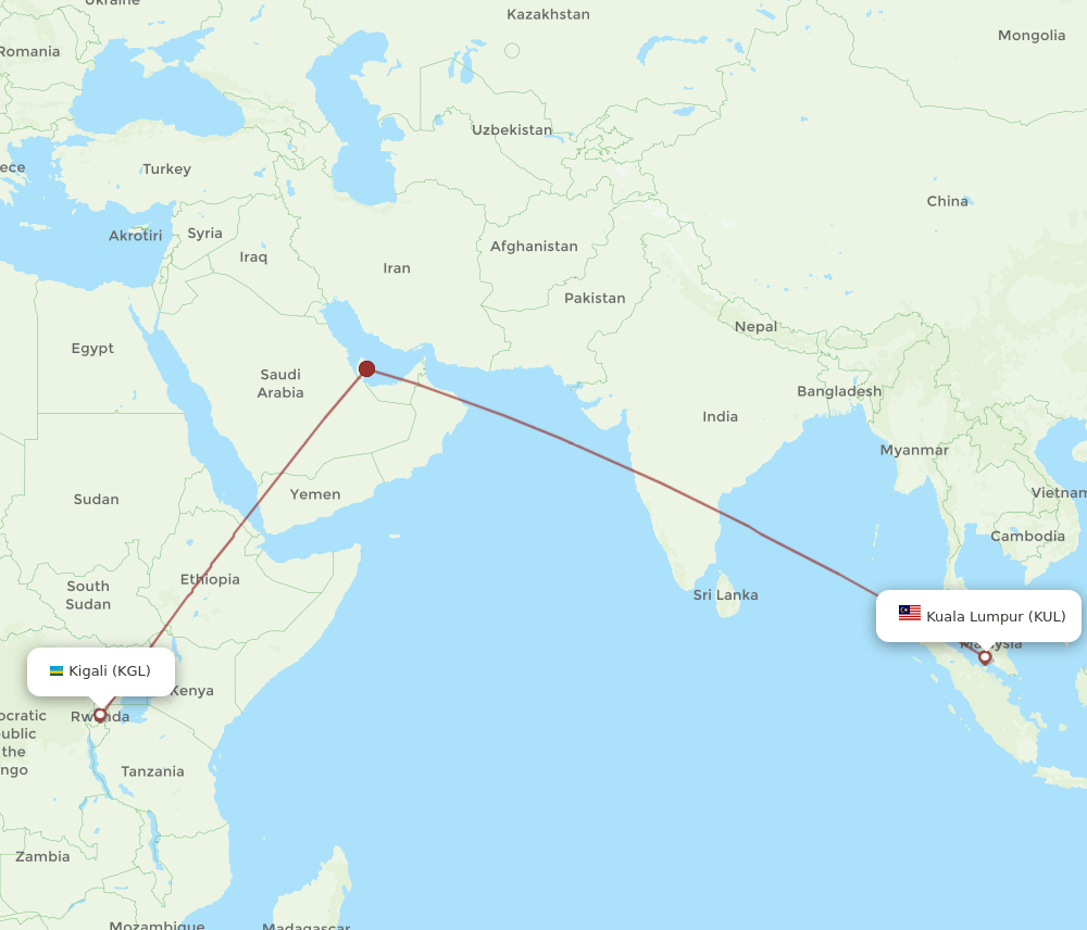 Flights from Malaysia to Rwanda – Flight Routes from Kuala Lumpur to Kigali for Malaysian Travelers Planning Rwanda Gorilla Trekking Safaris with Nextgen Safaris