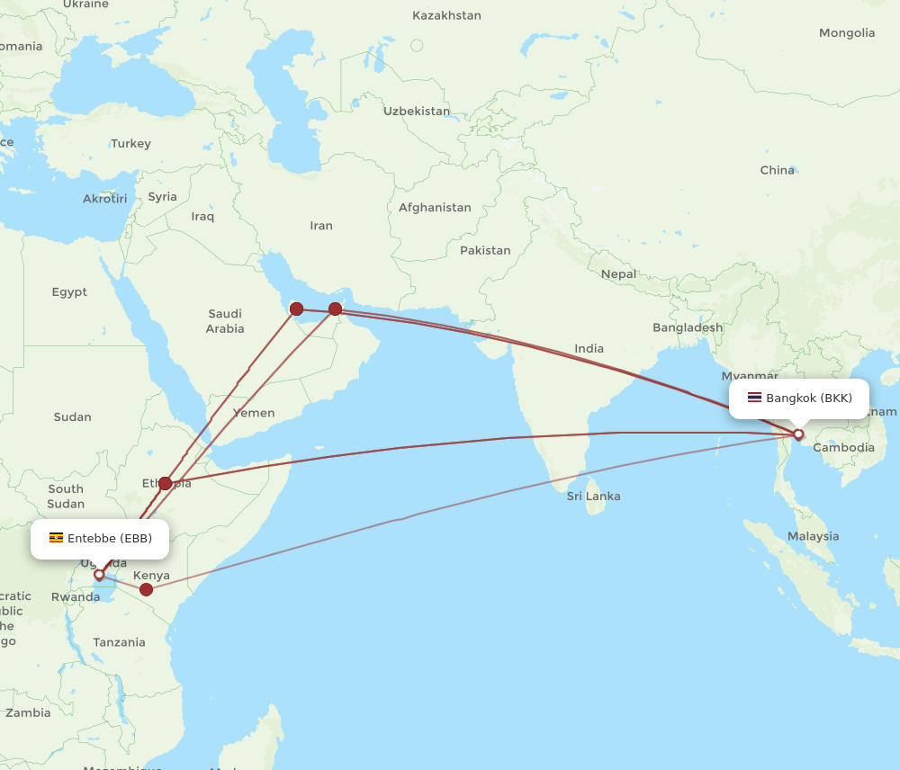 How to Travel from Bangkok to Uganda – Flight Routes and Travel Information for Thai Travelers Planning Uganda Gorilla Trekking Safaris with Nextgen Safaris