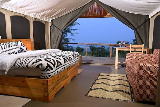 Safari Tents at Akagera Rhino Lodge Safari tent and cottage accommodation at Akagera Rhino Lodge near Akagera National Park