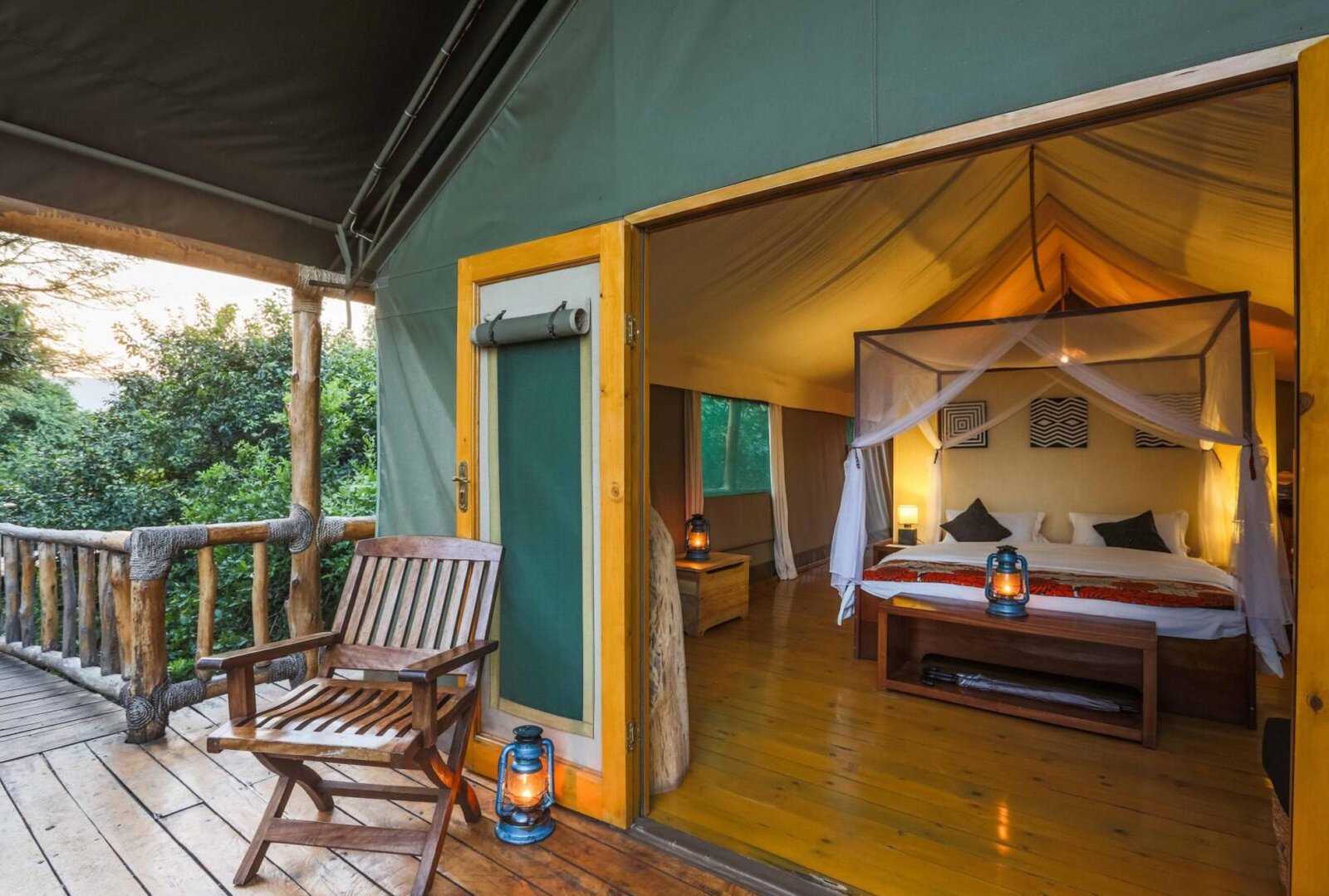 Ruzizi Tented Lodge is one of Rwanda's most charming eco-luxury safari retreats, offering an intimate wilderness experience along the beautiful shores of Lake Ihema in Akagera National Park. Surrounded by towering fig trees, swaying palms, lush lakeside vegetation, and extraordinary wildlife habitats, this exceptional tented accommodation combines authentic African safari character with comfortable facilities, personalised