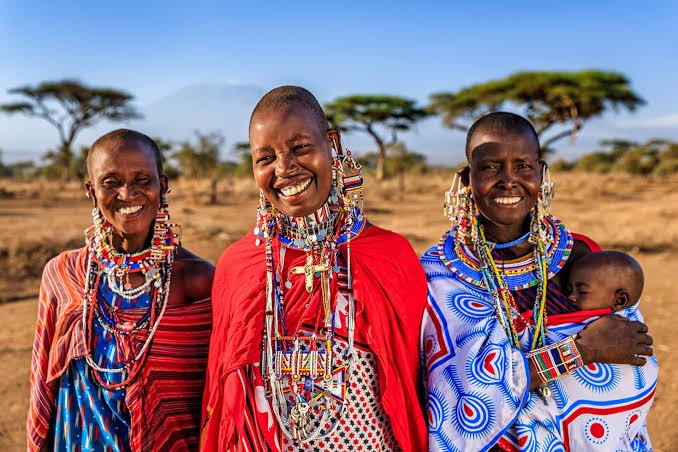 Maasai clothing and the famous Shuka