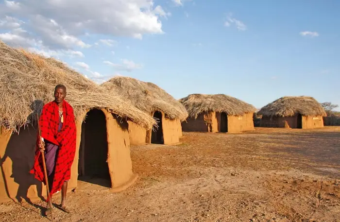 Maasai homesteads and traditional housing in East Africa