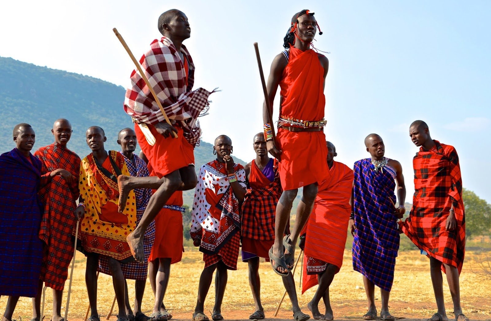Maasai singing dancing and the Adumu cultural tradition