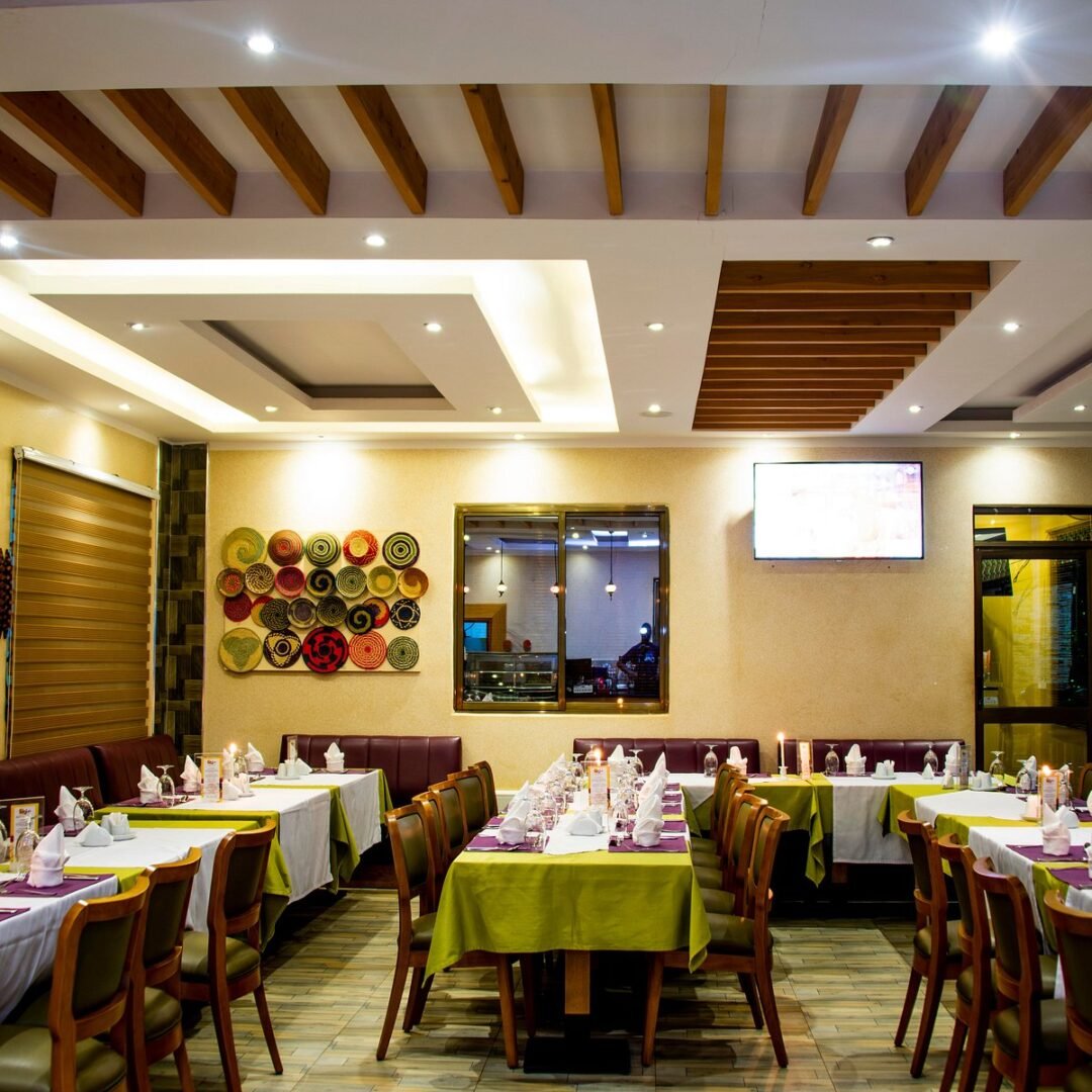 Restaurant, breakfast and dining experiences at Faraja Hotel Rwanda