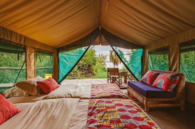 Ruzizi Tented Lodge in Akagera National Park Rwanda