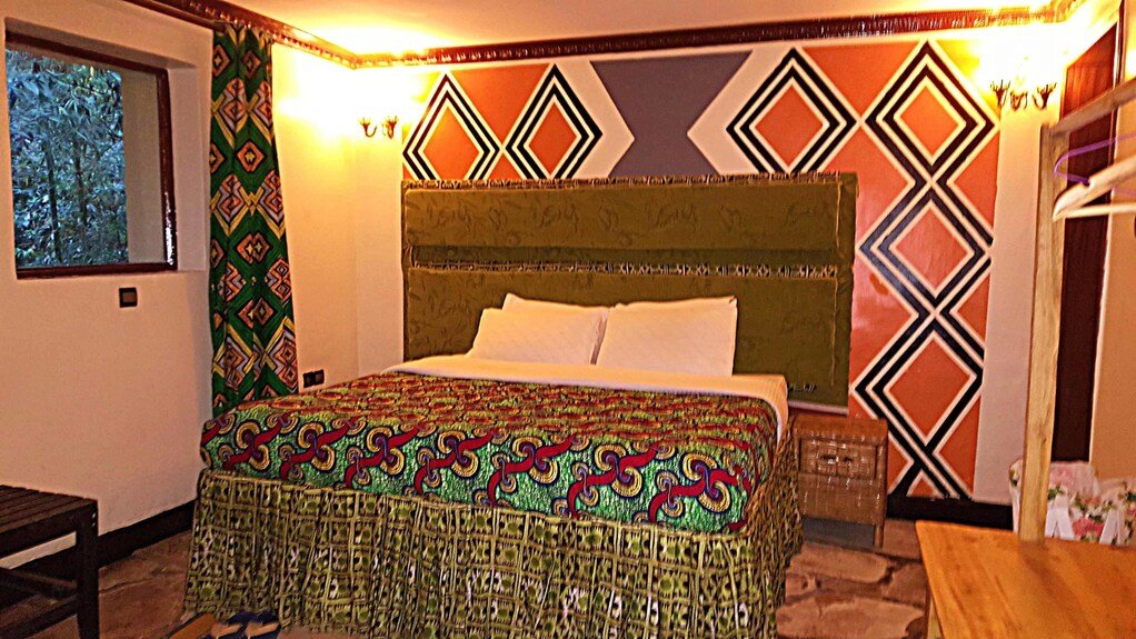 Single room accommodation at Le Bambou Gorilla Lodge Rwanda