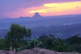 Scenic views of the Kilala Plains and Muhororo Hills at Karenge Bush Camp in Akagera National Park Rwanda