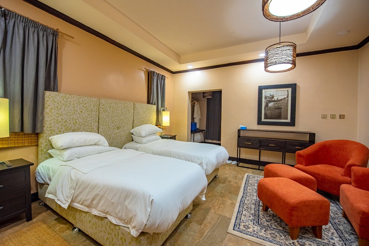 Standard room accommodation at Five Volcanoes Boutique Hotel Rwanda
