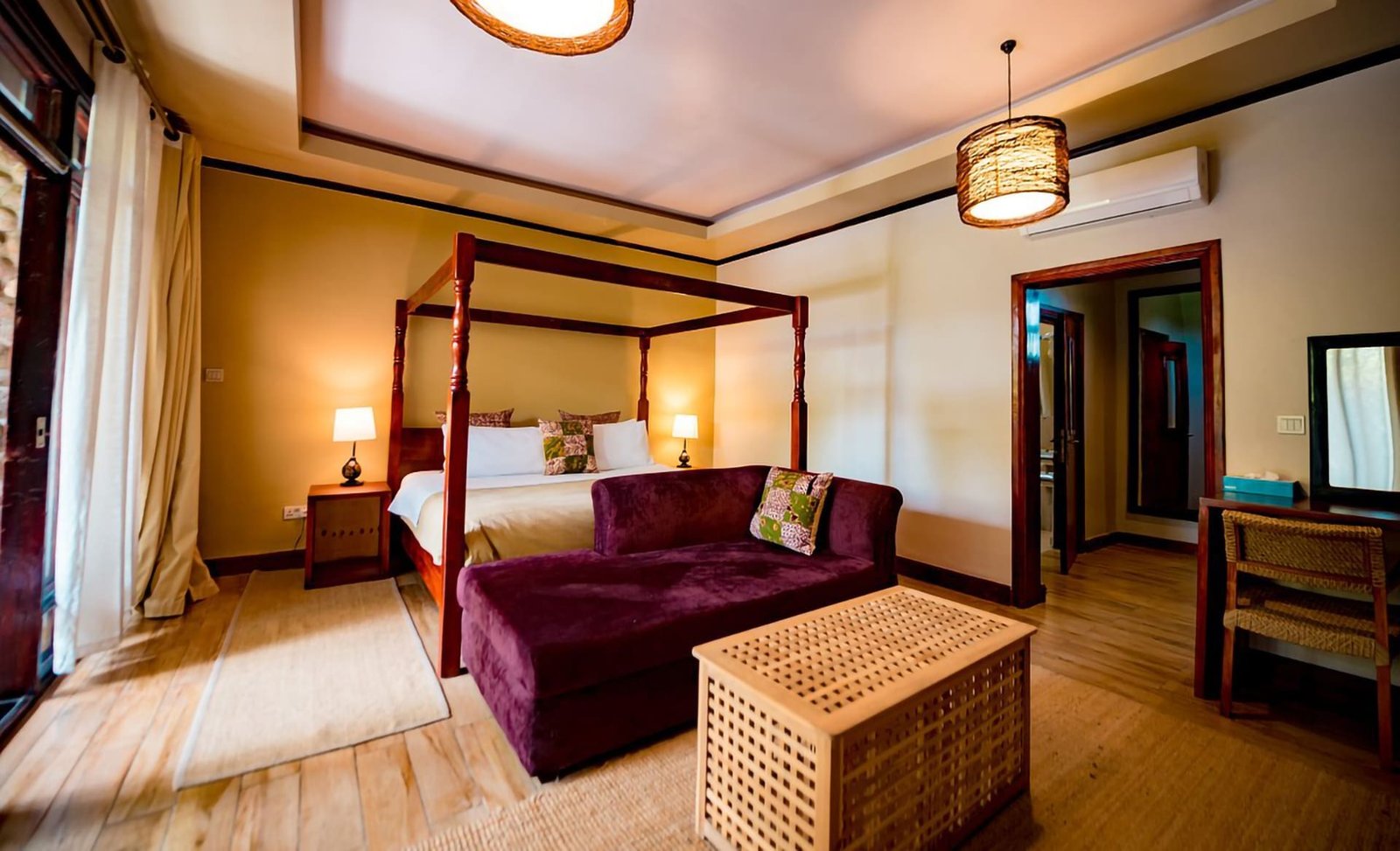 Standard rooms at Tiloreza Volcanoes Ecolodge in Rwanda