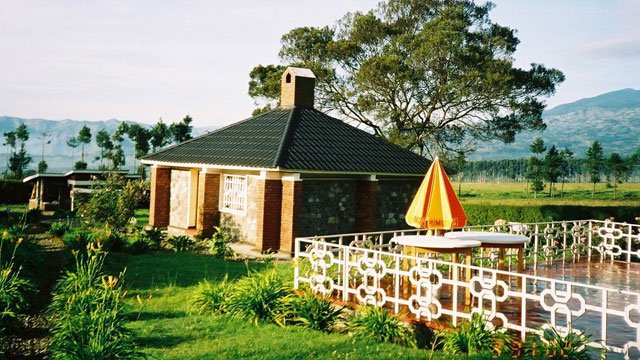 The beautiful setting of Kinigi Guest House Rwanda